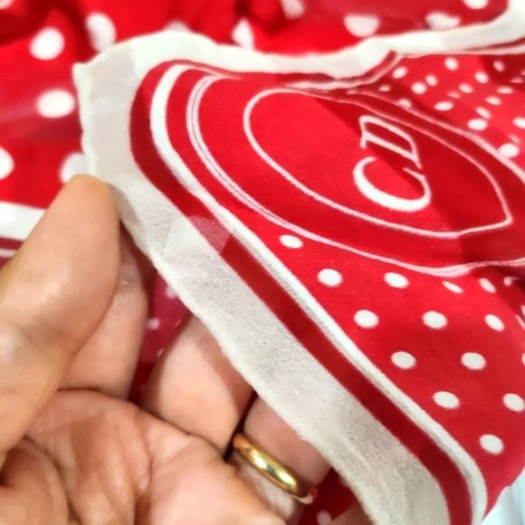 Christian Dior Vintage sheer 100% silk - Picture 6 of 8